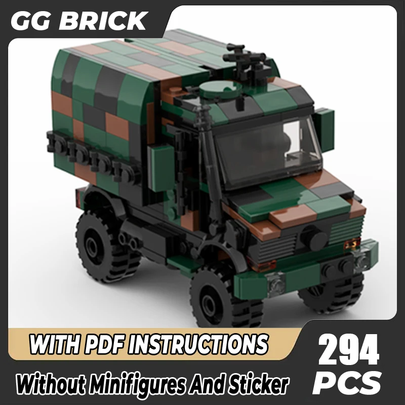 

Moc Building Bricks Military Model U1300 German Army Vehicles Technology Modular Blocks Toys Assembly Brick Holiday Gifts