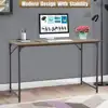 47 inch Computer Desk Modern Writing Desk, Simple Study Table, Industrial Office Desk, Sturdy Laptop Table for Home Office 2