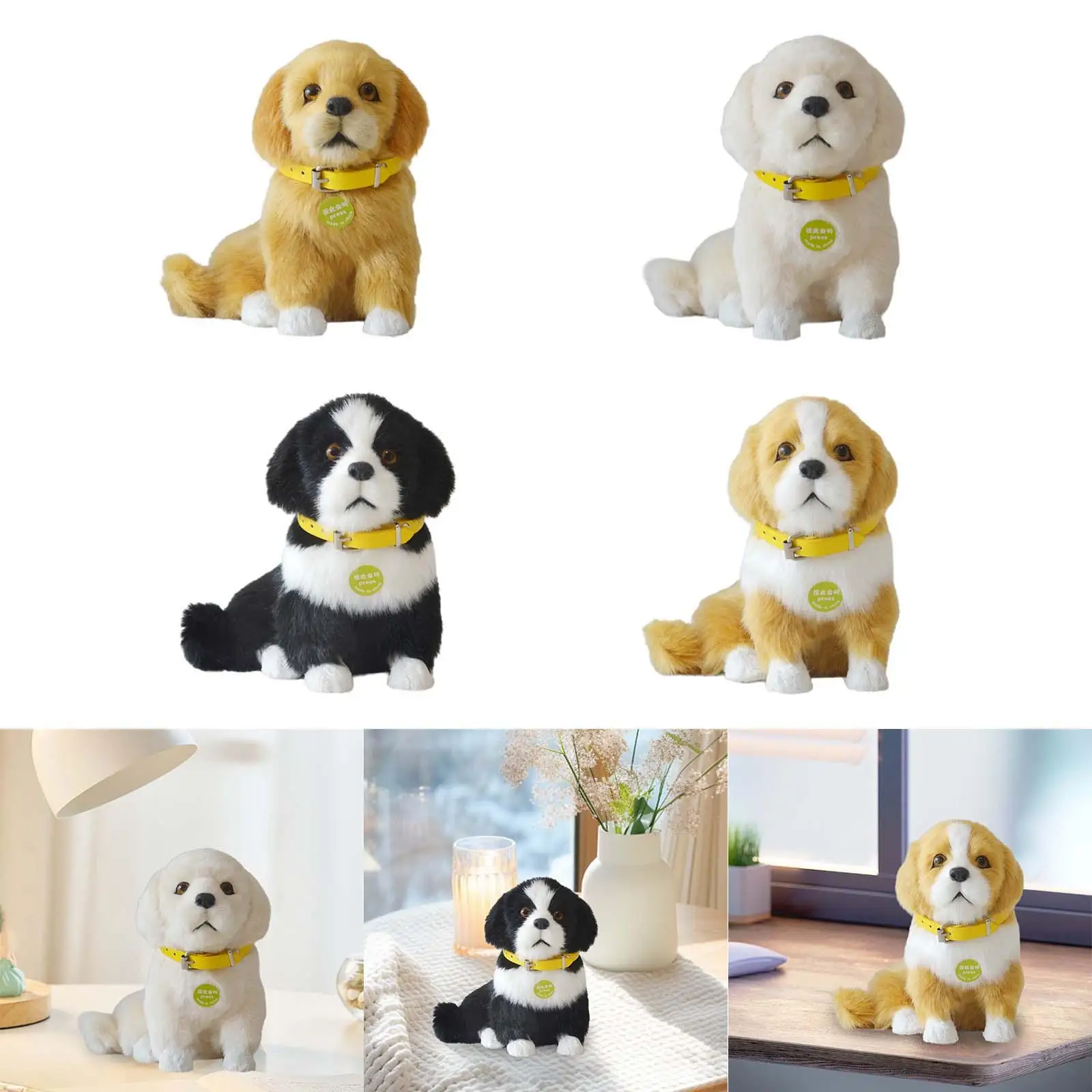 

Electric Plush Puppy Cute Companion Plush Doll for Boys and Girls Room Decor