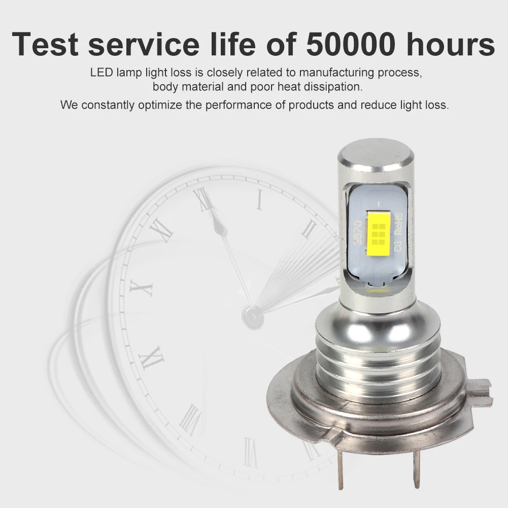 2 x H7 светодиодный комплект фар 80 Вт 6000 лм дальний или Ближний свет лампы K белый IP 68 водонепроницаемый