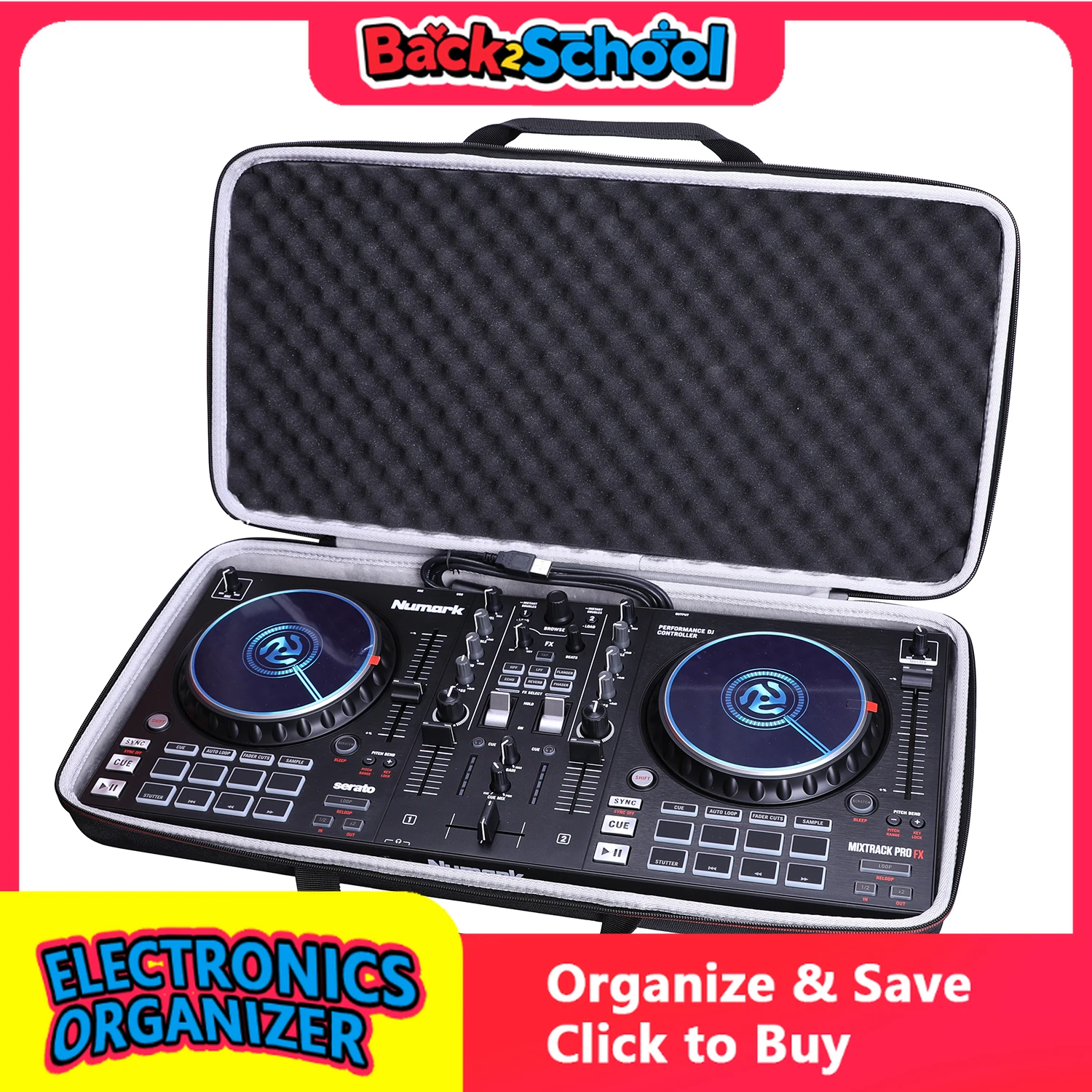 Mixtrack Platinum FX ジャンク品　カバー無し Case Fits for Numark Mixtrack Platinum FX or Mixtrack Pro 3 DJ