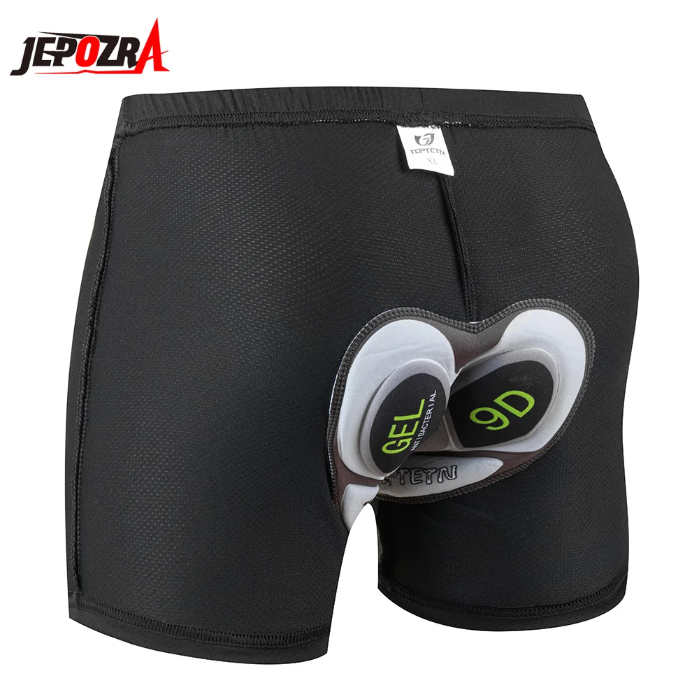 JEPOZRA Bicycle Cycling Pants 4D/9D for Men and Women Thickened Mountain Biking Trousers Shorts for All Seasons cycling shorts