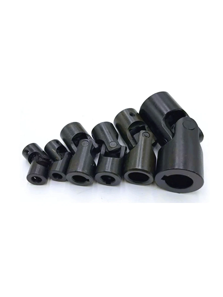 1pc 12*24*51 12*25*56 Universal Shaft Coupling Universal Joint Rods Rings Motor Connector Transmission Tools Hardware shaft coupler flexible coupling shaft connector rigid shaft coupler