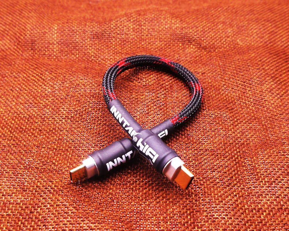 1PCS HiFi USB Type C To Type C OTG Audio Cable For Phone DAC Amplifier