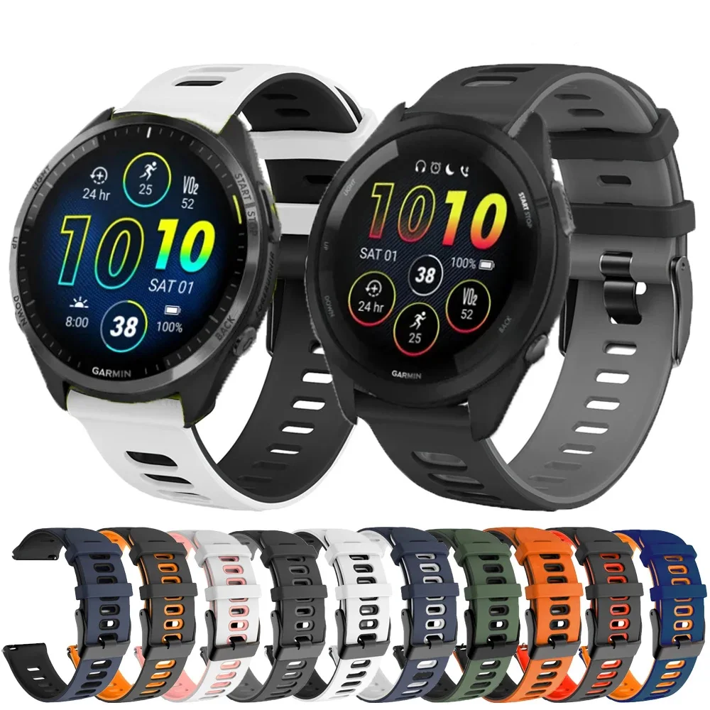 Versatile 22mm Silicone Watch Strap - Stylish Accessory