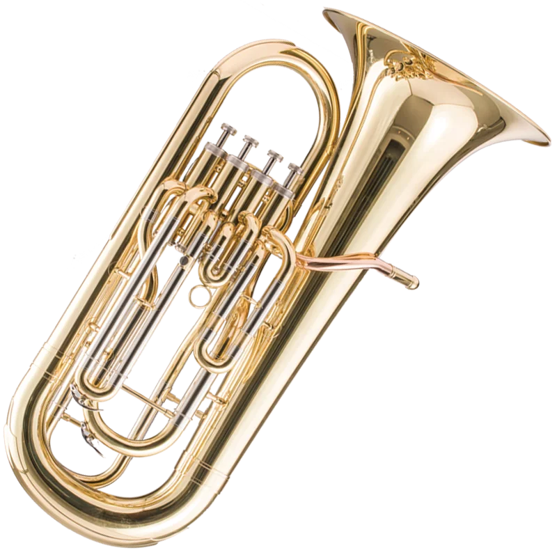 Professional high-quality straight four key euphonium