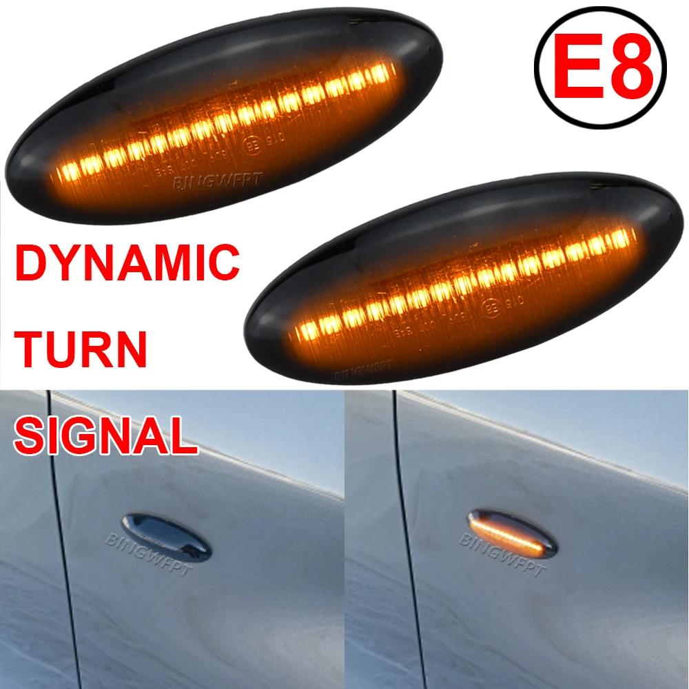 ���̳��� LED ���� ���õ� ���̵� ��Ŀ ����, ���� ���� ����, ����Ÿ COROLLA Auris Mk1 E15 2007 2008-2010, ��Ʈ�� 2 ��