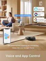 Dreame D9 Max Robô aspirador e esfregão 2 em 1, navegação LiDAR, 4000Pa, tempo de execução de 180 minutos, compatível com Alexa, 110-240V - Imagem 4