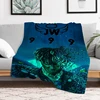 RIP Juice Wrld Rapper Blanket Fluffy Soft Blankets for Bed Furry Winter Warm Throw Sofa & Throws Double Decorative Custom Fleece 2