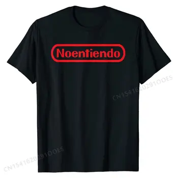 No Entiendo Camicia, Divertente Camicia da Giocatore per Altoparlanti Spagnoli Magliette Casual In Vendita Top in Cotone Camicie Camisa per Uomo