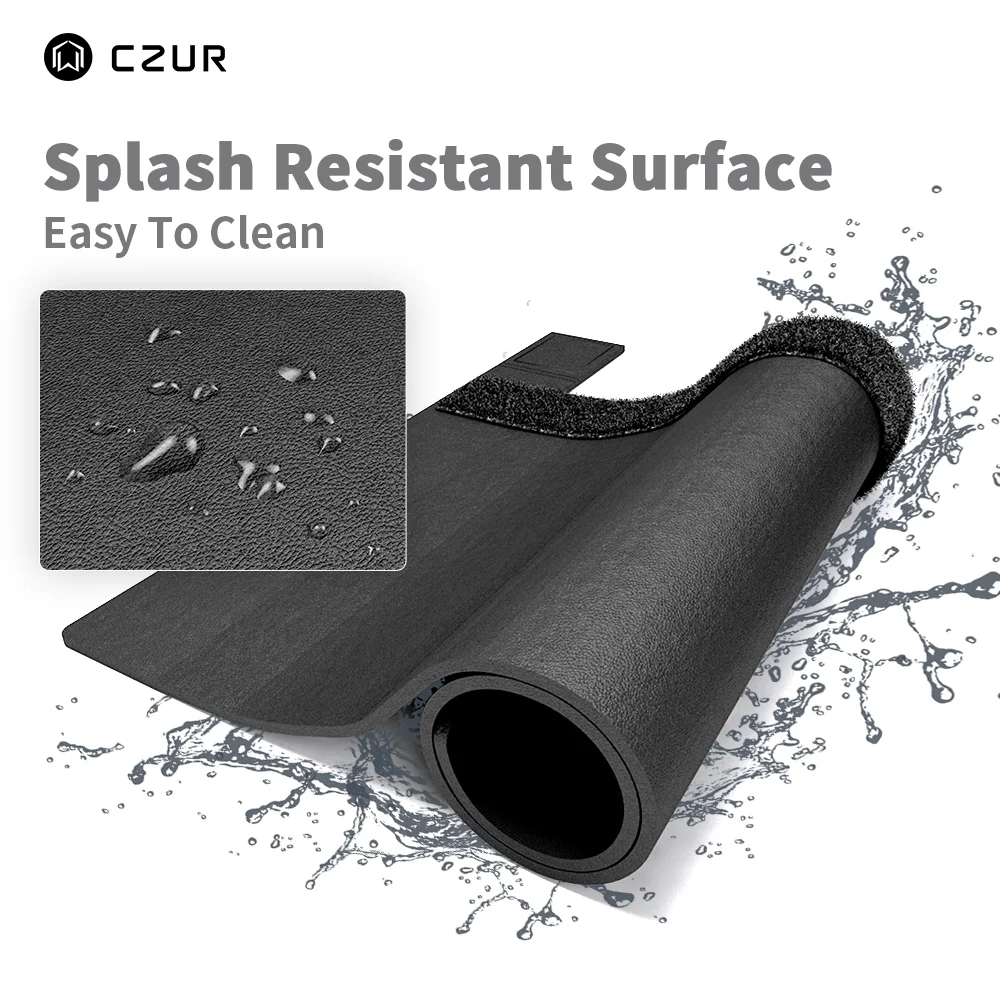 CZUR Assistive Cover 13.14-inch with Adjustable Hook&Loop Splash Resistant,PVC Material Cover for CZUR Book Scanner, Office&Home