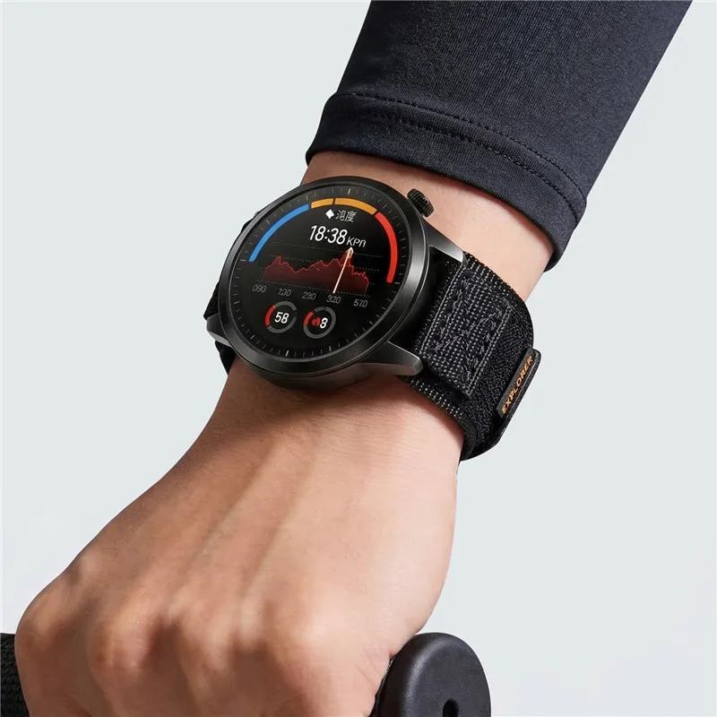 Versatile Hook & Loop Nylon Watch Strap - Quick Release Sport Band