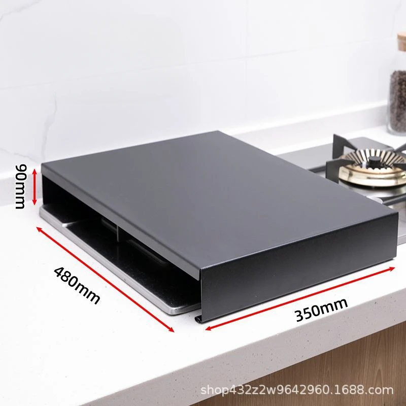 Stainless Steel Kitchen Storage Rack Gas Stove Cover Electromagnetic
