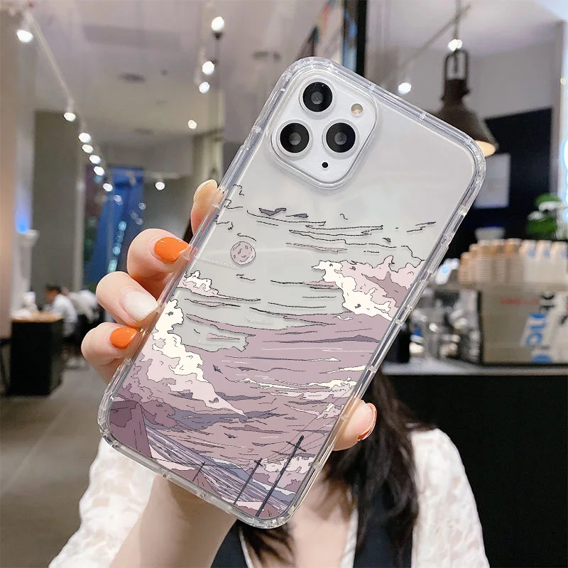Anime Scenery iPhone Case - Vibrant Design Protective Cover