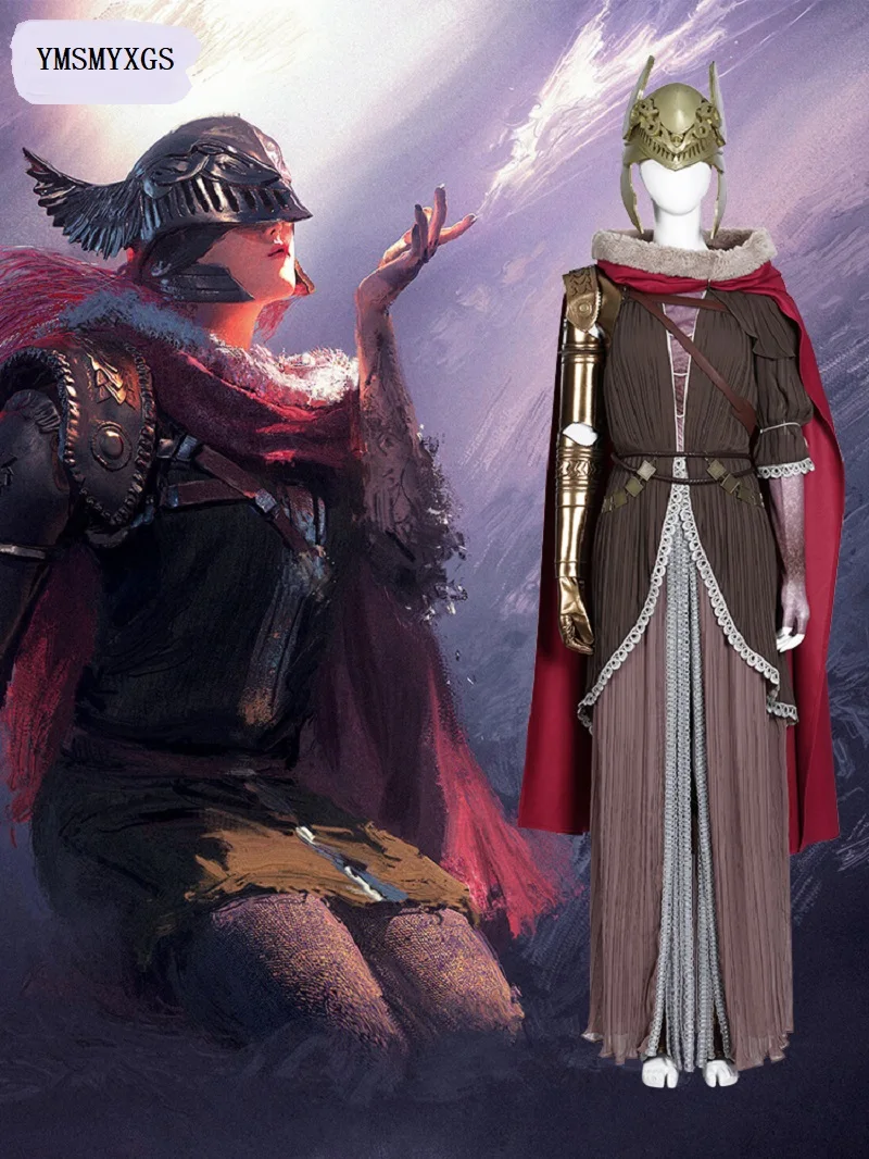 Vendita Calda Alden Fahuan Cos Malania Cos Vecchio Anello Cosplay Gioco Abbigliamento Donna Set Completo