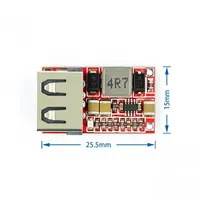 DC 6-24V 12V/24v to 5V USB Output charger step down Power Module Mini DC-DC Step Up Boost Module Power 3