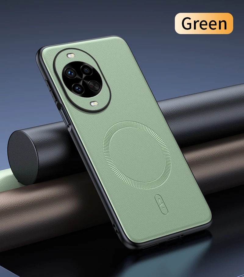 Magnetic Leather Shield Cover - High-Quality Anti-Fingerprint Non-Slip Case