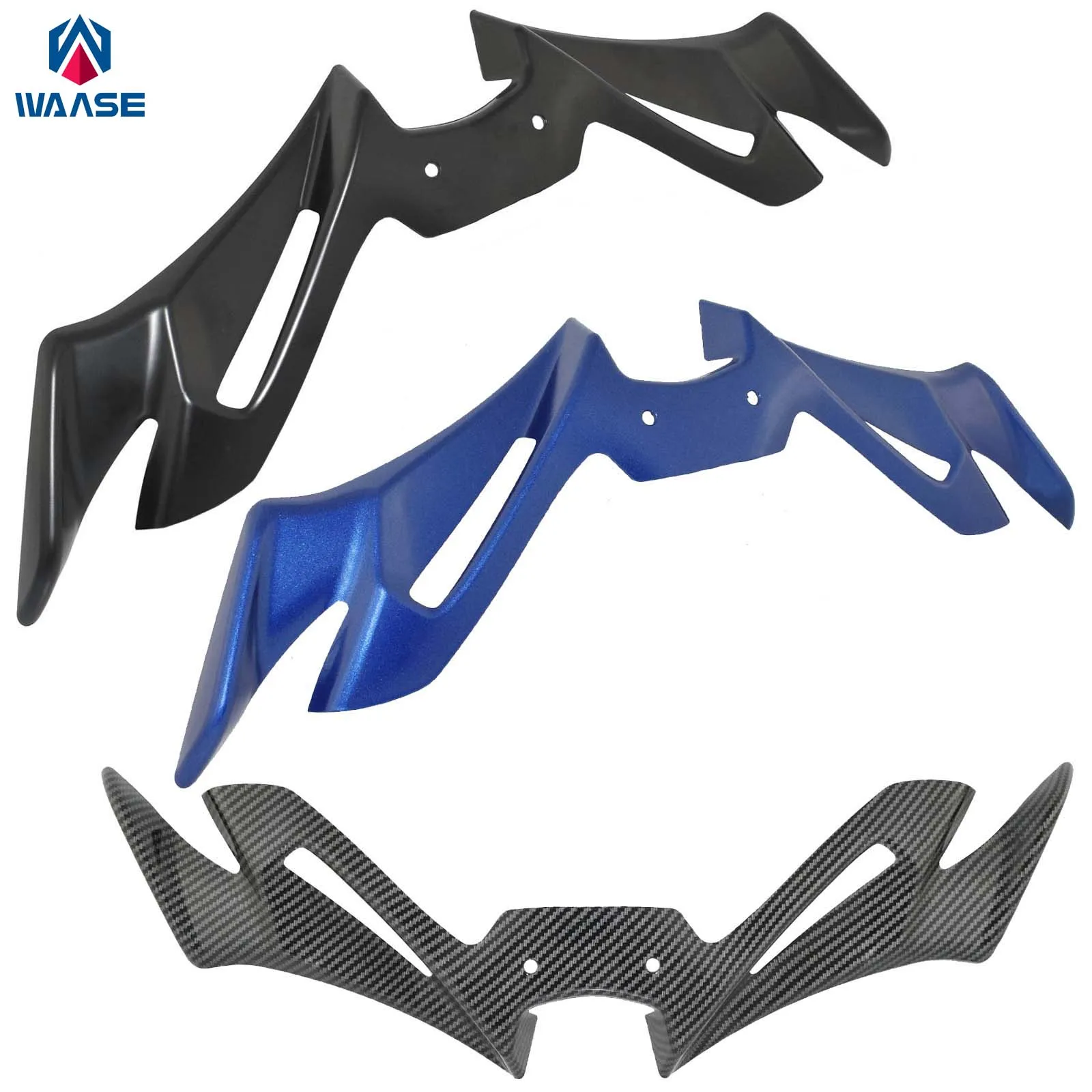 

WAASE крыло переднее крыло клюв для губ конус для удлинения крышки удлинителя хомут для YAMAHA YZF R3 R25 RH07 RG10 2019 2020 2021