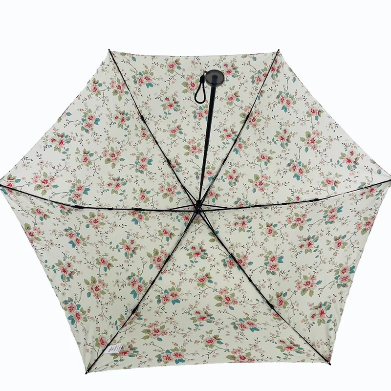 100g Ultra Light Pencil Feather Slimming Rain and Rain Dual purpose Sunscreen and UV Protection Sun Umbrella UPF50 Round Folding