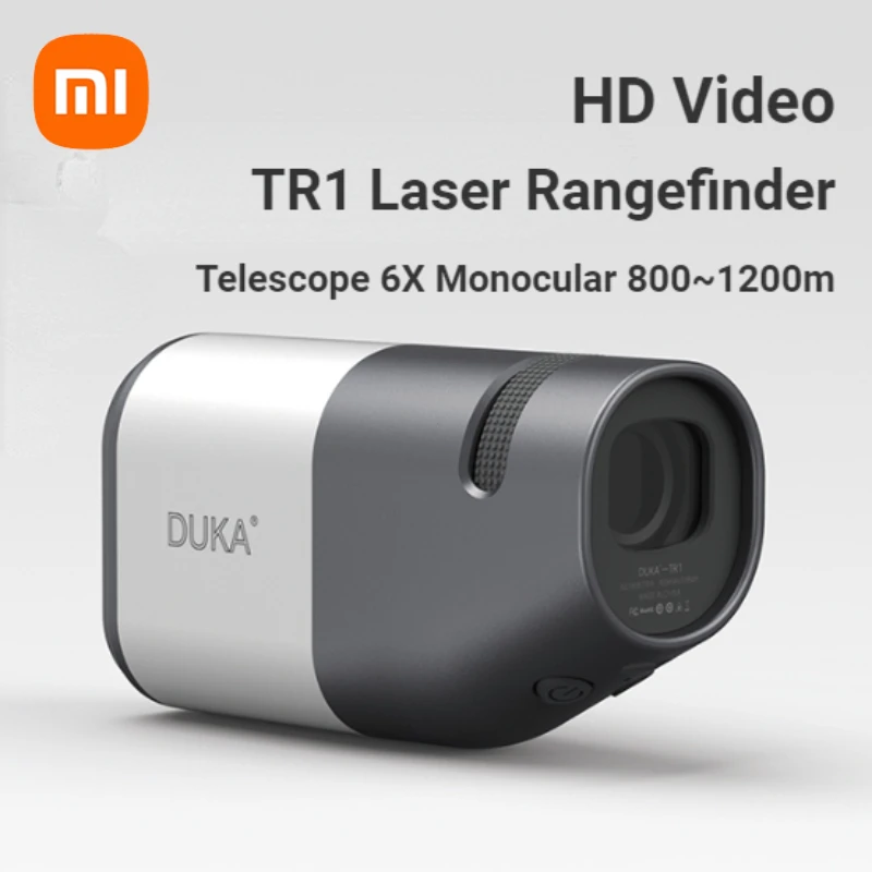 Xiaomi DUKA ATuMan TR1 Laser Rangefinder Telescope 6X Monocular 800~1200m Distance Meter Laser Tape Measure Golf Hunting Travel