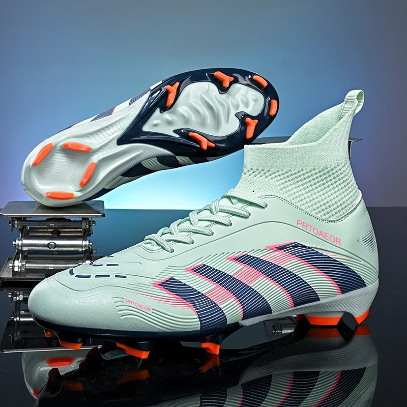 Enhanced Unisex Soccer Cleats: Comfortable Non-Slip Ankle Sports Footwear