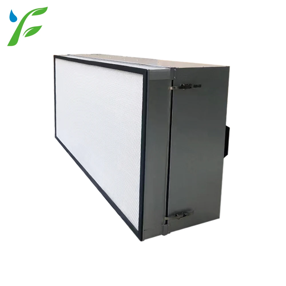 Lock HEPA To Fan Box Clean Room Use Ffu Replace Clean Bench Vertical Flow Or Horizontal Flow Fan Filter Unit For Agriculture