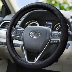 Premium Microfiber Leather Anti - Slip Steering Wheel Cover - Universal Fit, Durable Design (Black 1pc)