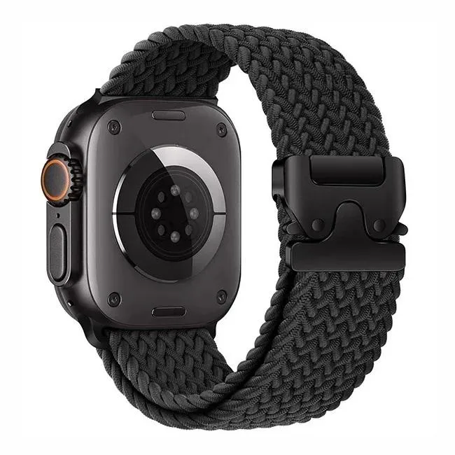 Braided Solo Loop Nylon Watch Band Strap