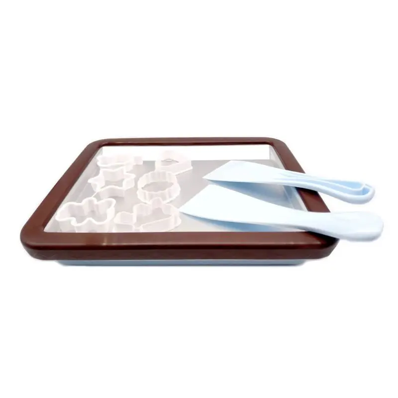 

Homemade Rolled Ice Cream Machine Ice Cream Roll Maker Pan for Frozen Yogurt Drop Shipping