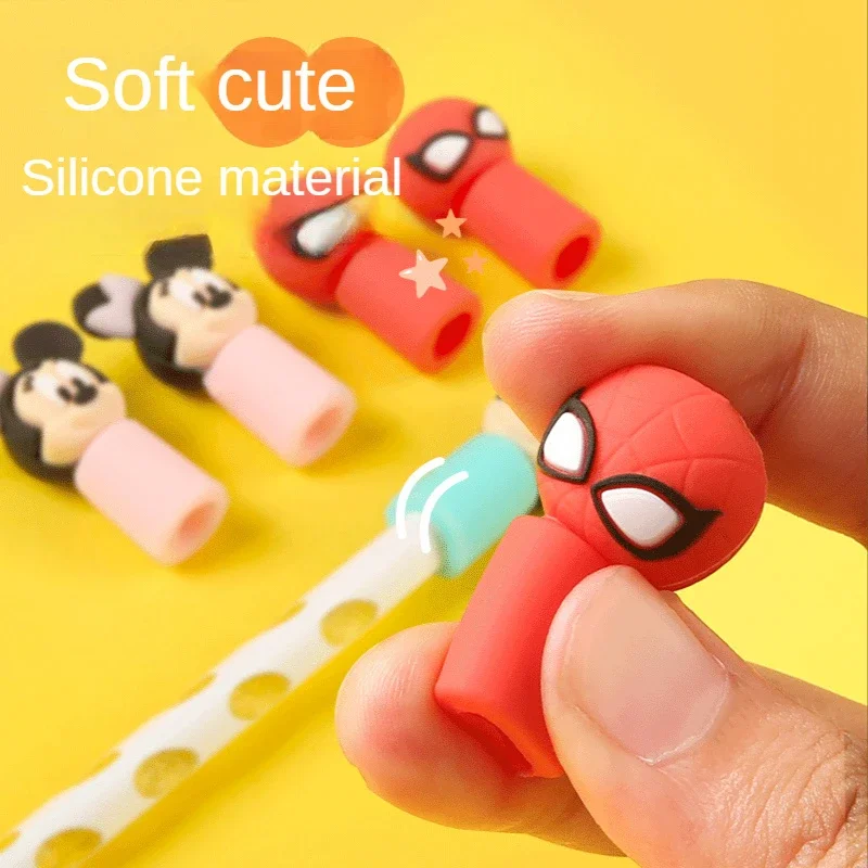 3pcs/set Disney Pencil Caps School Stationery