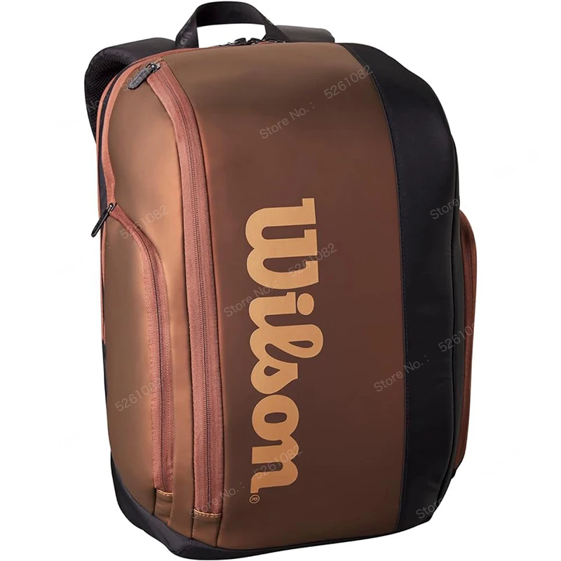 Sac à Dos Wilson Tour - Compartiment Pour 2 Raquettes, Ordinateur Portable, Chaussures - Unisexe Adulte - 10