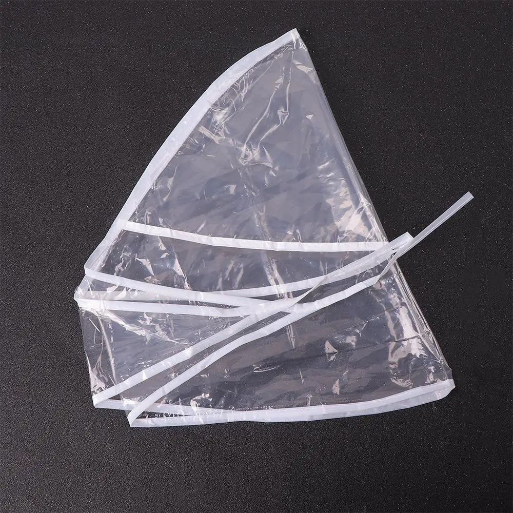 

Plastic Rain Transparent Wind Bonnet Hair Hat Hood