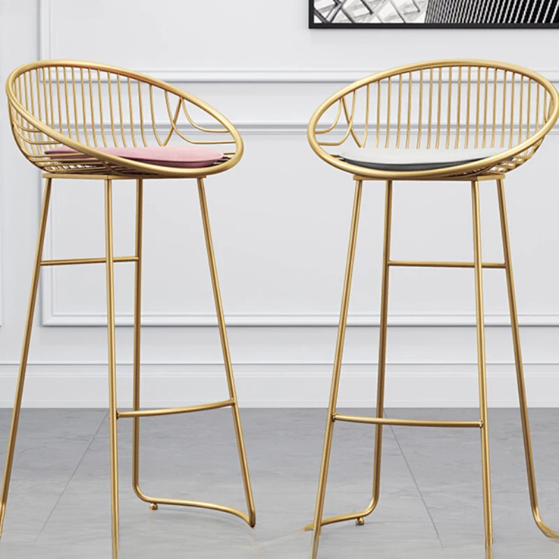 

Backrest Bar Chair SGamer Gaming Chairs For Kitchen Counter Stools Barbershop Nordic High Stool Outdoor Beauty Salon Ergonomic