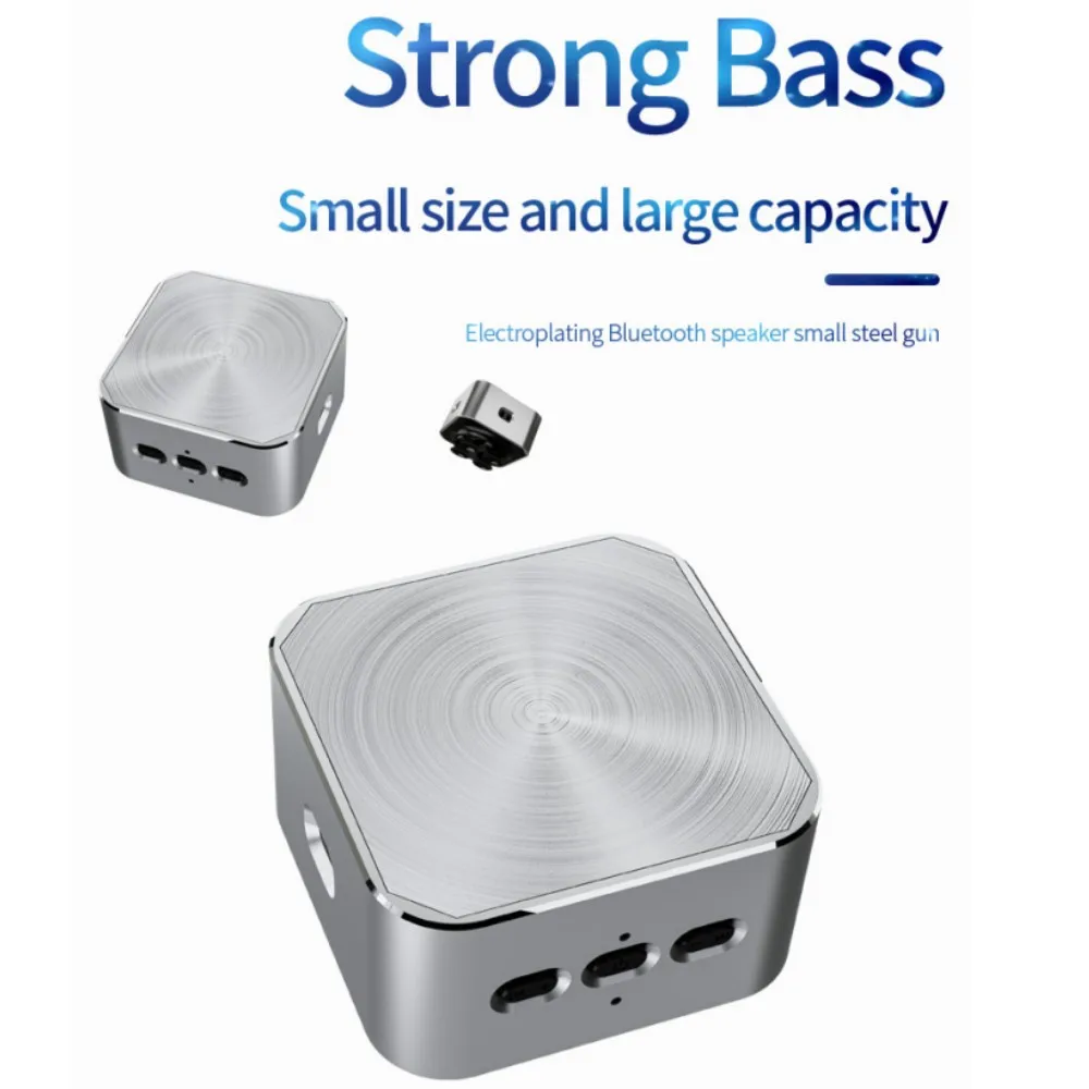 

Black technology bone conduction TWS stereo Bluetooth resonance audio wireless creative portable Mini Audio Box Humbird Speaker