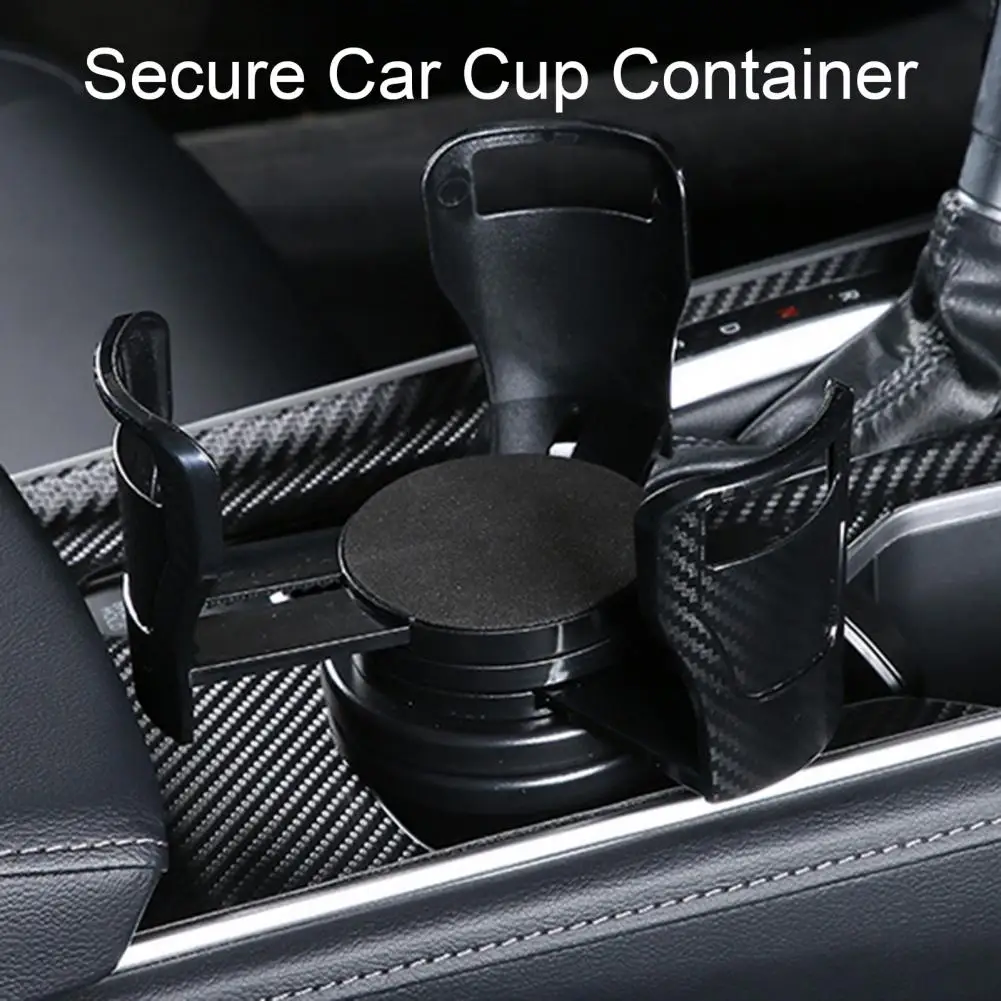 

Double Layer Auto Cup Organizer Stable Car Cup Holder Versatile Car Cup Holder Expander Adjustable Base Double Layer for Storage