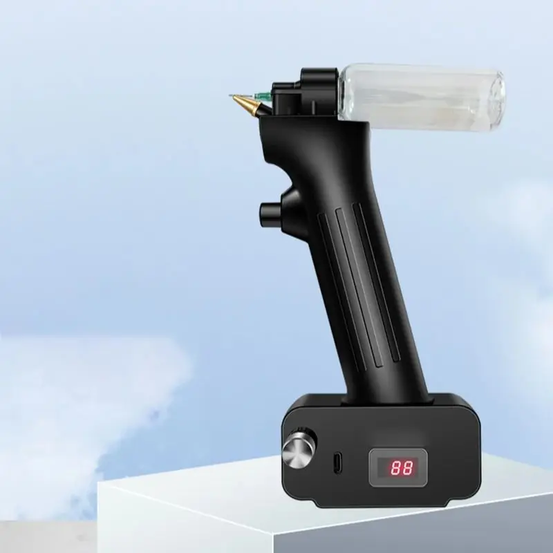 No-Clean Airbrush Kit Rechargeable Cordless Quick Spray Portable Tools for Model Painting Furniture Restoration