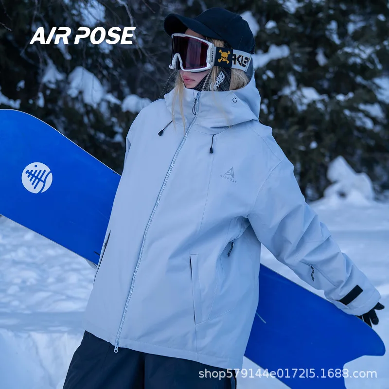 Professional Winter Ski Jacket Oversize Women Men Snow Wear Waterproof Windproof Warm Snowboard Clothing Outdoor Hiking Mountain