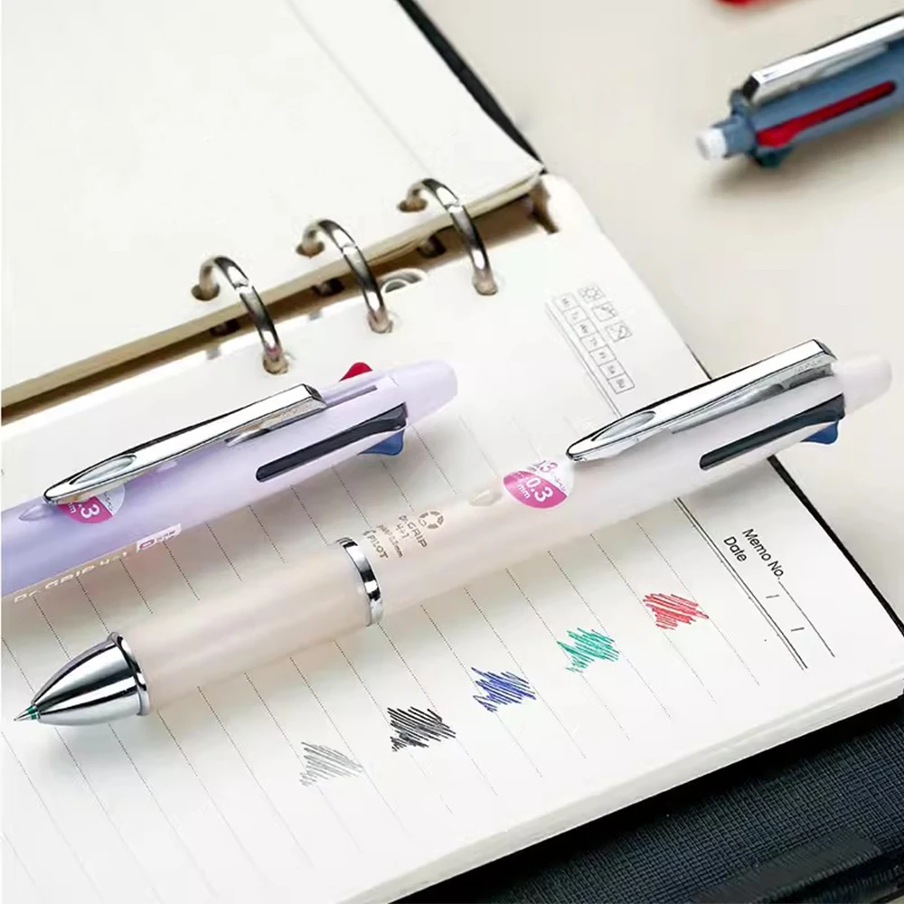 PILOT Dr.Grip Multi-function Five-in-one Ballpoint Pen Mechanical Pencil Office Accessories Stationery multifunction pen,mechanical pencil,ink ballpoint pen