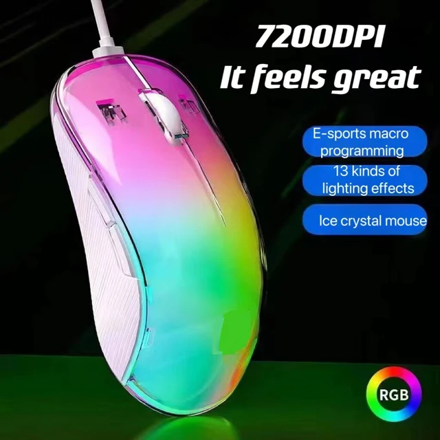 Wired Optical Computer Gaming Mouse 2400 Dpi Mice - Wired Led Gaming Mouse  7200 - Aliexpress