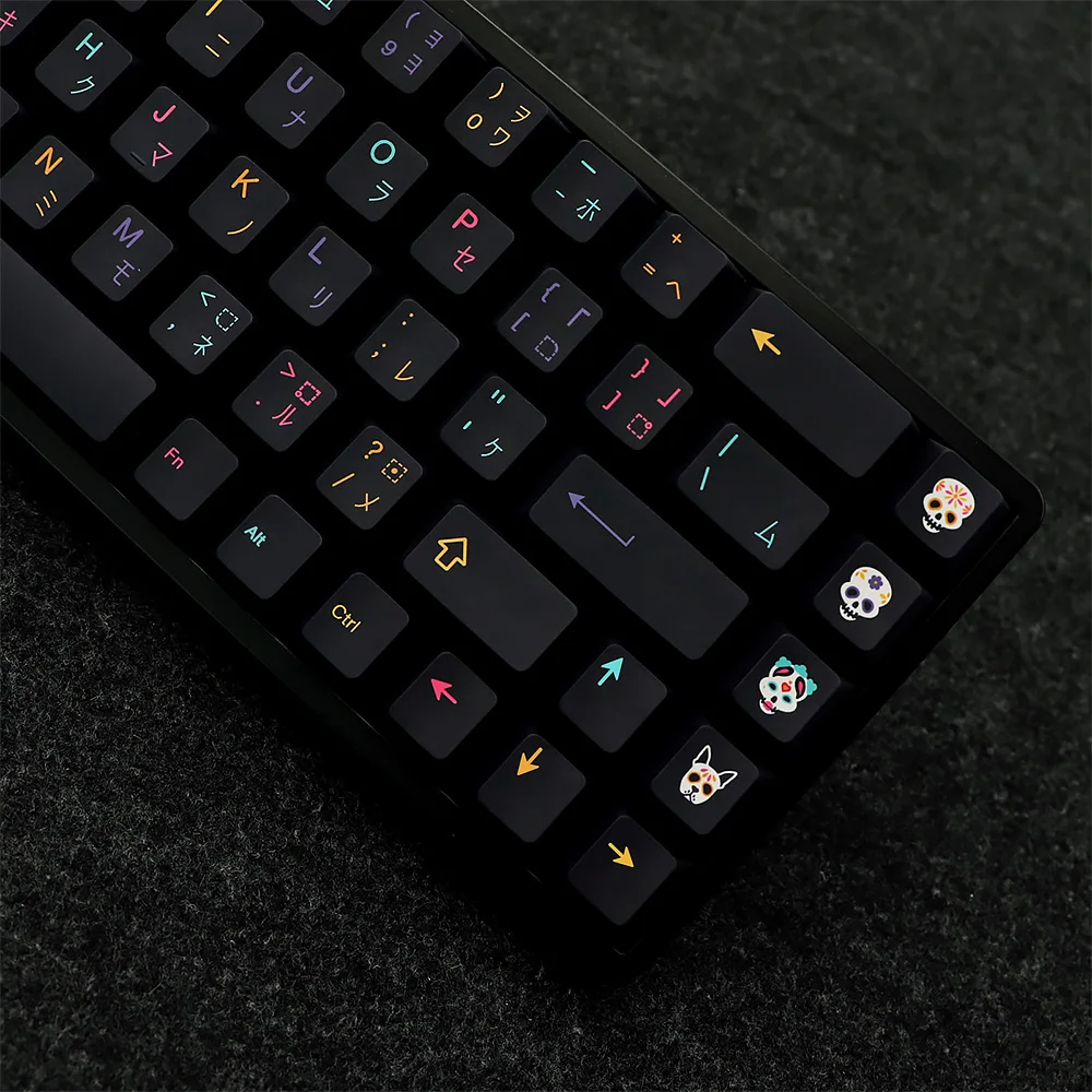 Pbt Dye Sub Keycap, Chave ISO, Gk61 64 G610 K70 GMMK gmk