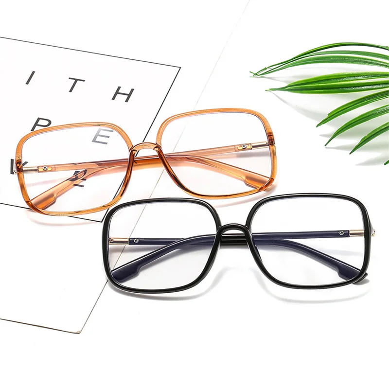 Stylish Oversized Transparent TR90 Unisex Glasses Frame