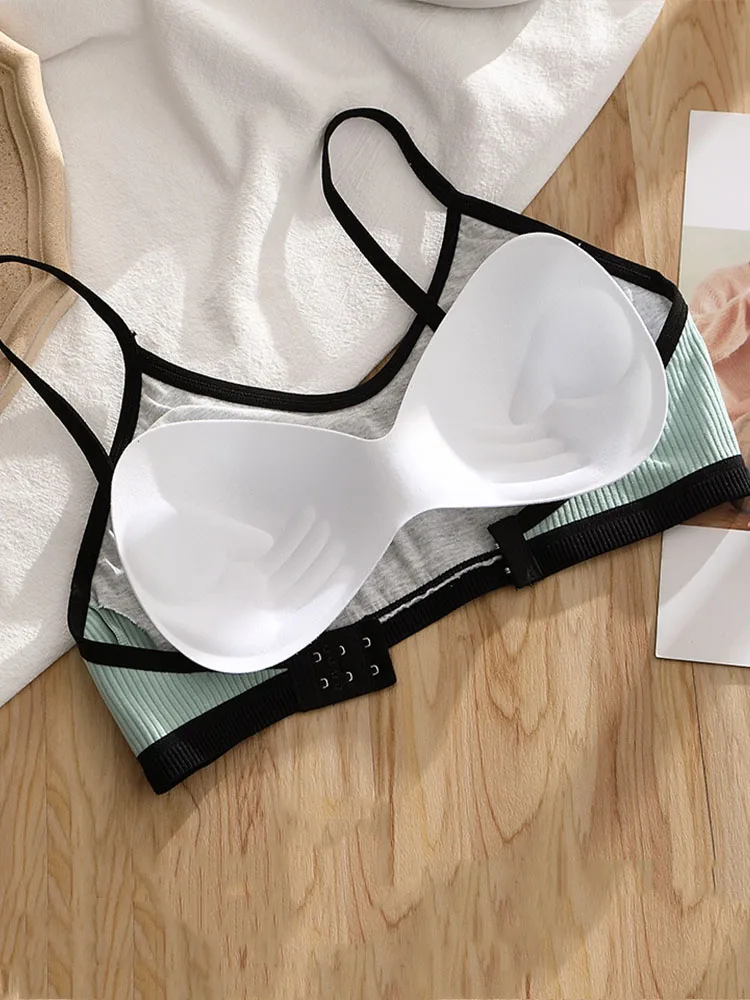 3D Sexy Lingerie Seamless Sport Bra Backless Strapless Top Push Up Bralette Brassiere for Women cotton girls lady women lingerie bra