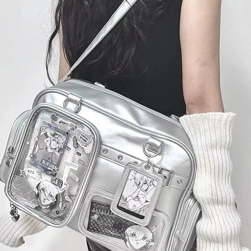 New Personalized Design for Girls' Ulzzang Ita Bags JK Uniforms Single-shoulder Backpacks Large-capacity Star-chasing Dolls Bags - 5