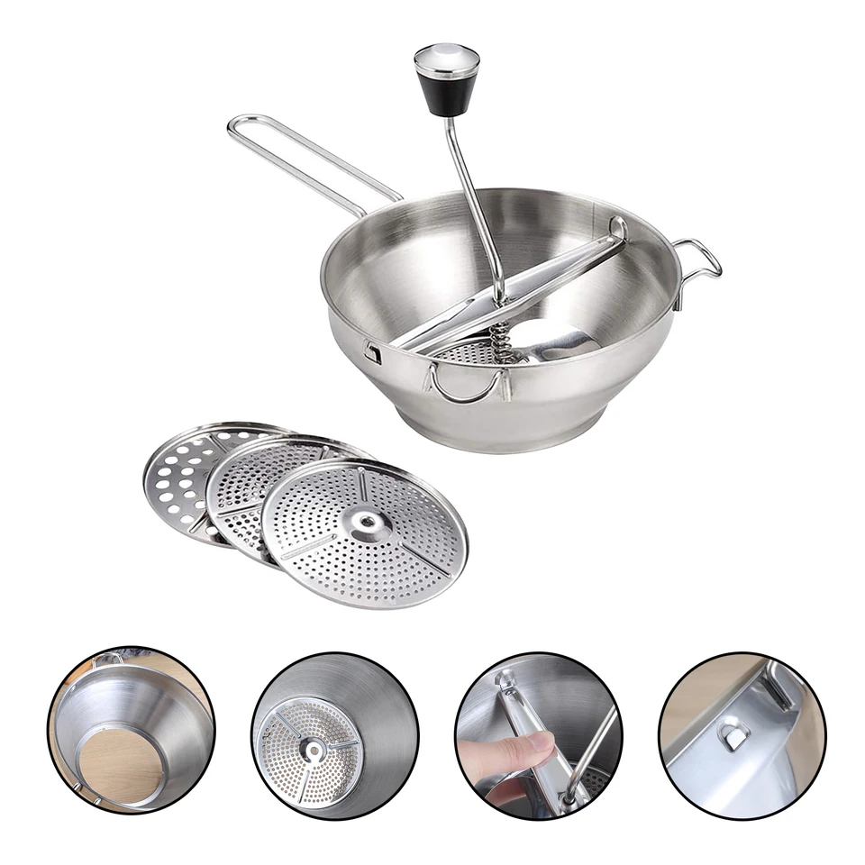 Stainless Steel Multifunctional Food Mill for Jams