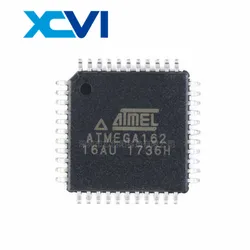 Microcontrôleur 8 bits à puce SMD ATMEGA162 16AU, mémoire flash 16K, TQFP 44 