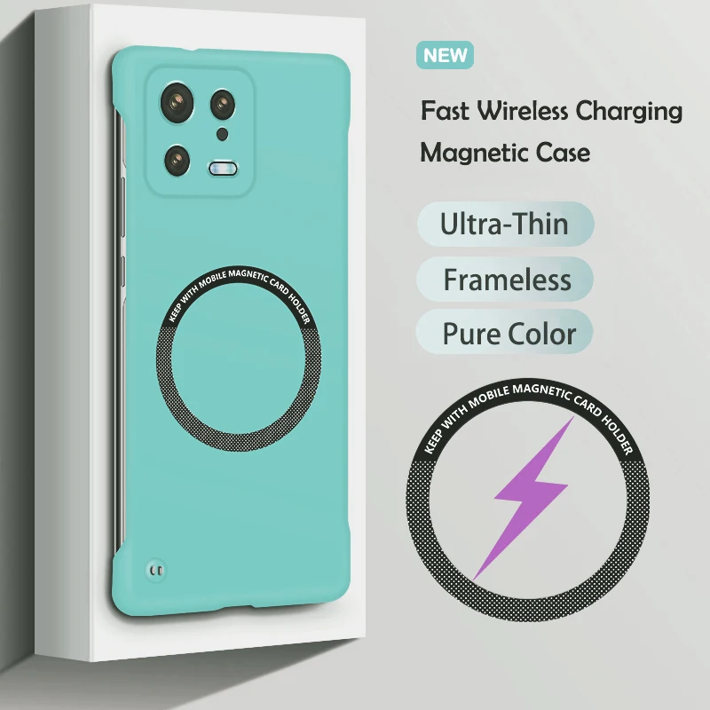 Ultra Thin Matte Frameless Magnetic Cooling Protective Case