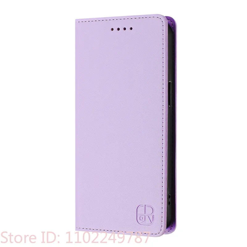 Luxury Anti-Theft Wallet Flip Cover Phone Case in Leather