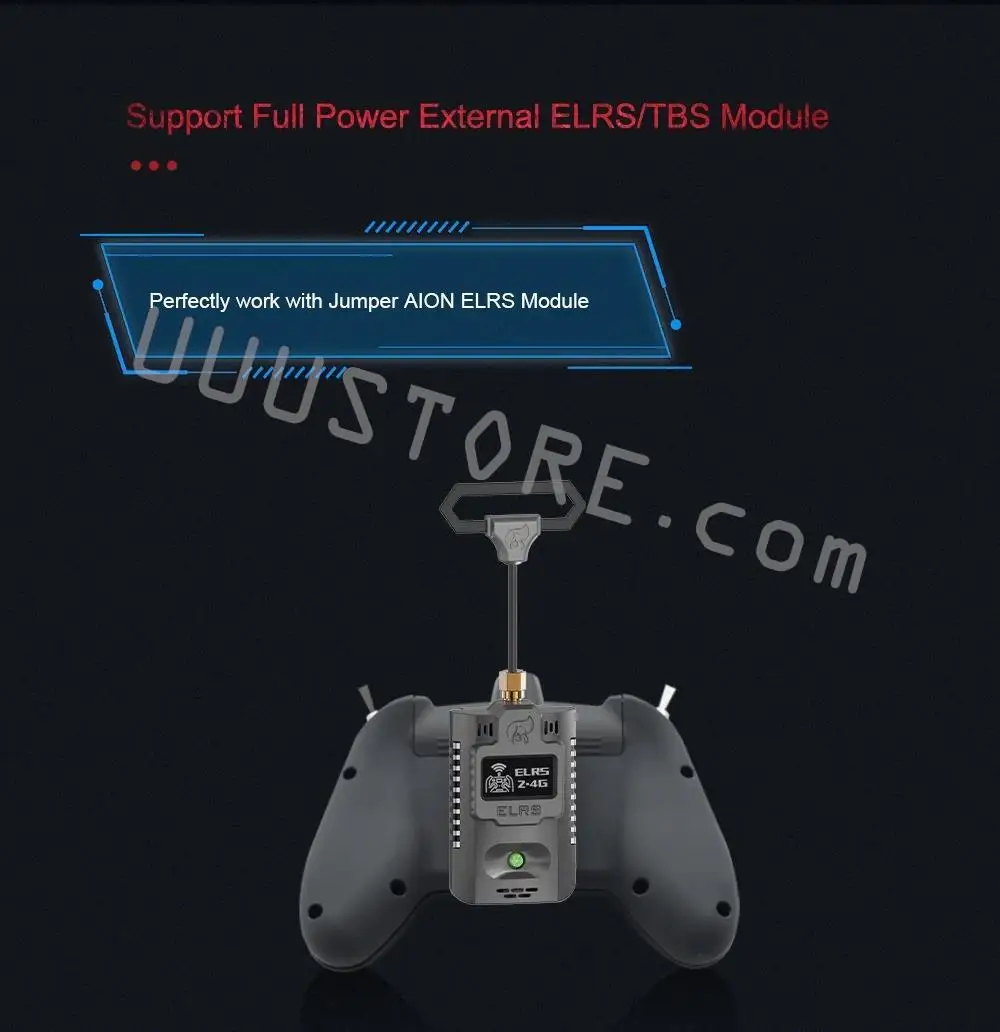 Jumper T-Lite V2 Transmitter - 2.4GHz 16CH Hall Sensor Gimbals Built-in ELRS/ JP4IN1 Multi-protocol OpenTX Transmitter for RC Drone Airplane FPV Remote Controller 11 Jumper T-Lite V2 Transmitter, Support Full Power External ELRSITBS Module Ili Perfectly work with Jumper A