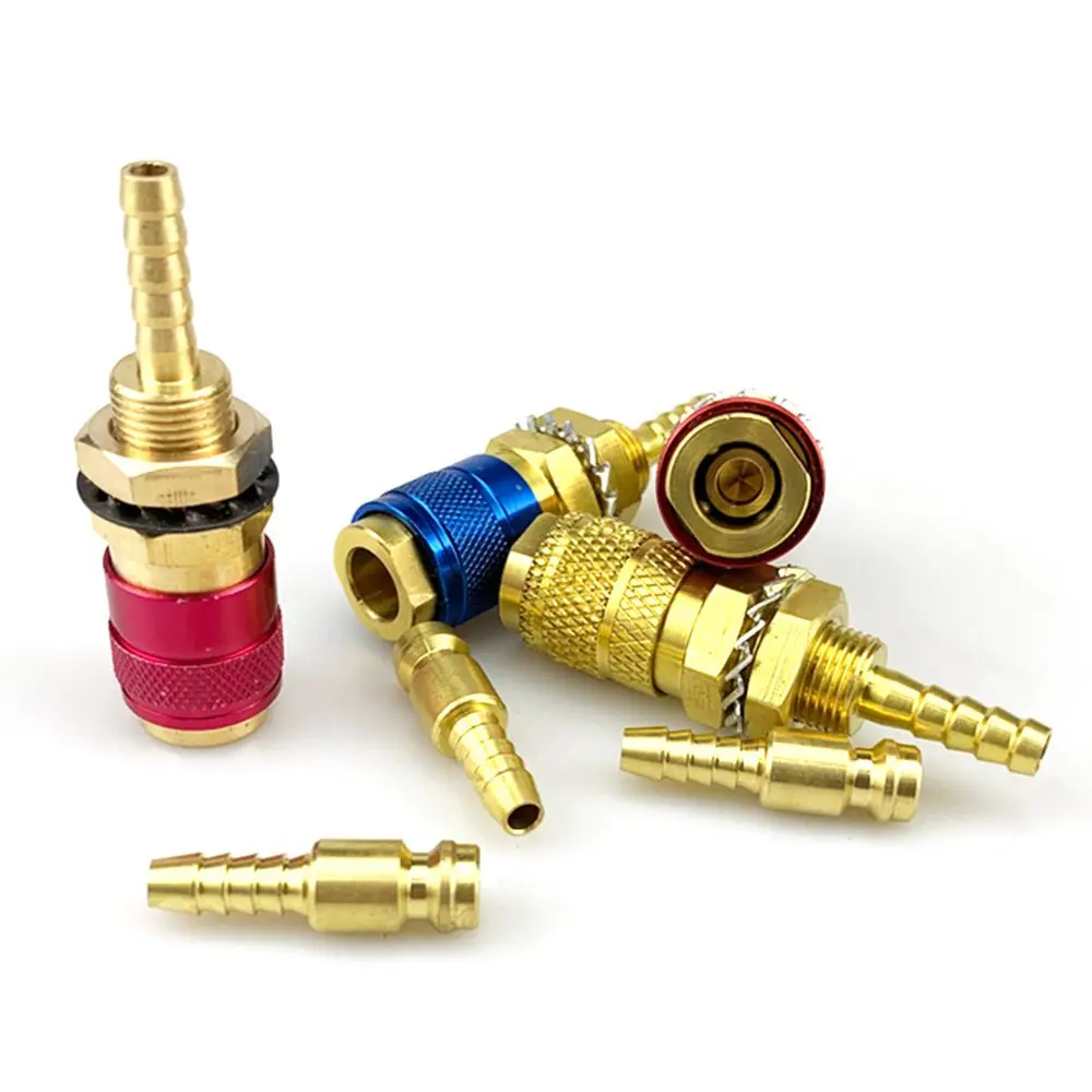 Water Cooled Gas Adapter Quick Connector Fitting TIG Welding Torch MIG Welding Torch connector Soldering Supplies welding cable connector welding torch