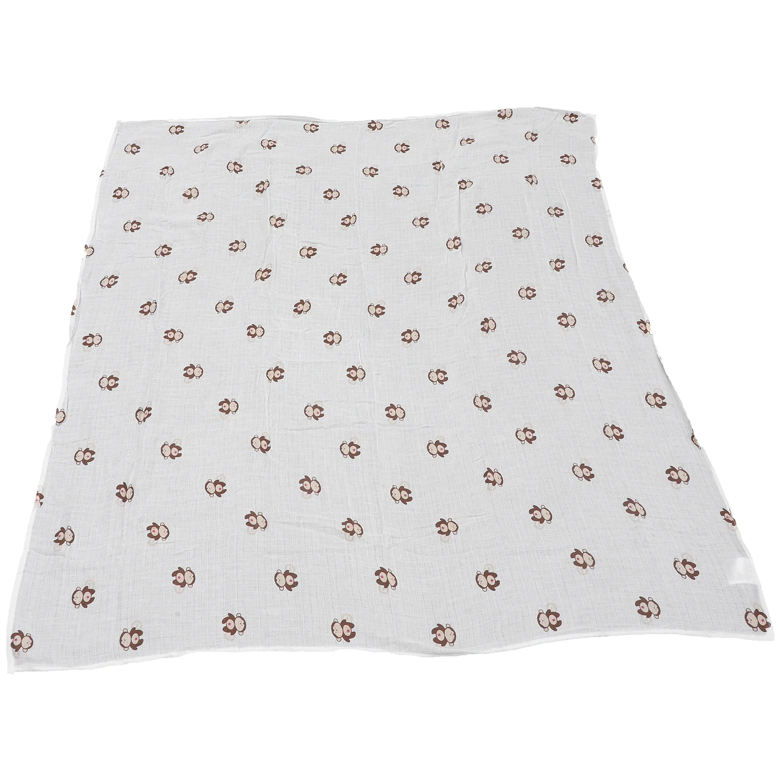 

Newborn Baby Infant Muslin Gauze Cotton Swaddle Blanket Wrapping (Brown Monkey)